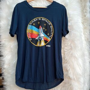 NASA saluting NASA’s space shuttle T-shirt